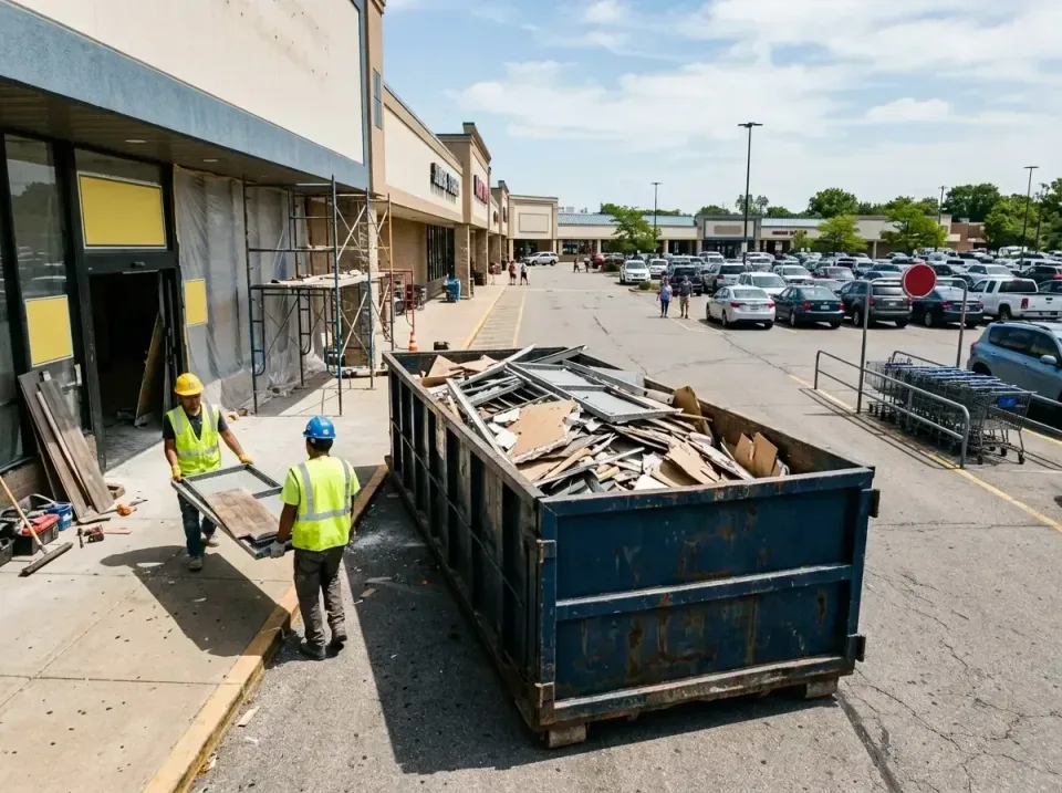 retail-store-renovation-debris-003 — frequently asked questions, Roll-off Dumpster Rentals in Schaumburg, IL